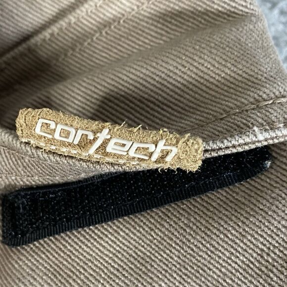 Cortech CRX Motorcycle Cargo Pants Mens 38x34 Beige Tan Water Resistant Kenytex - Picture 9 of 13
